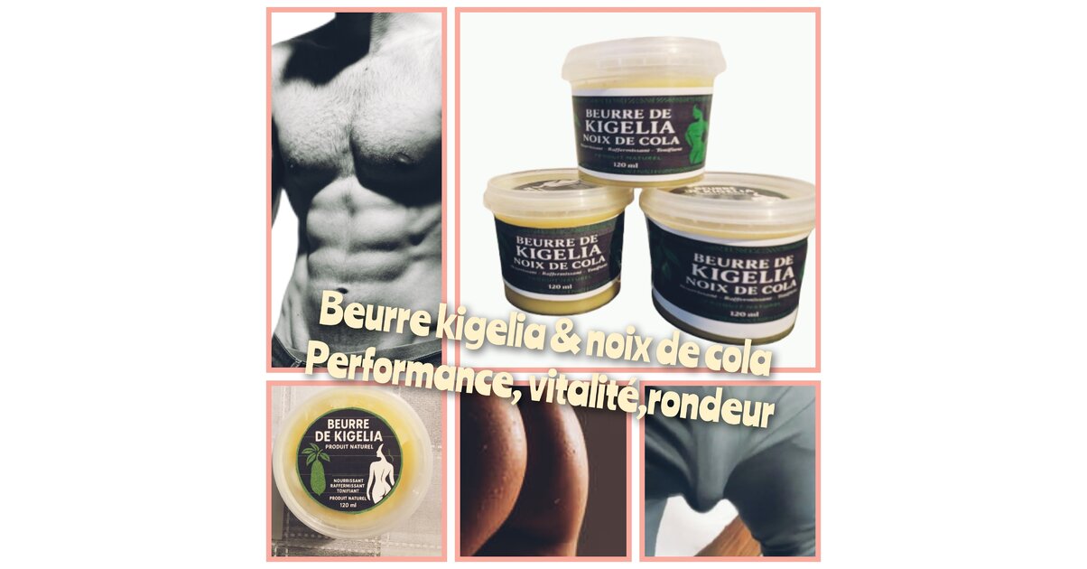 Crème Bazooka Beurre Kigelia & Noix Cola 100% Naturel - Pour Parties Intimes - 120 G